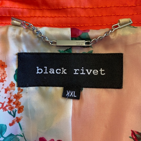 Black Rivet Women's Salmon Double-Breasted Trench Coat - Picture 3 of 9